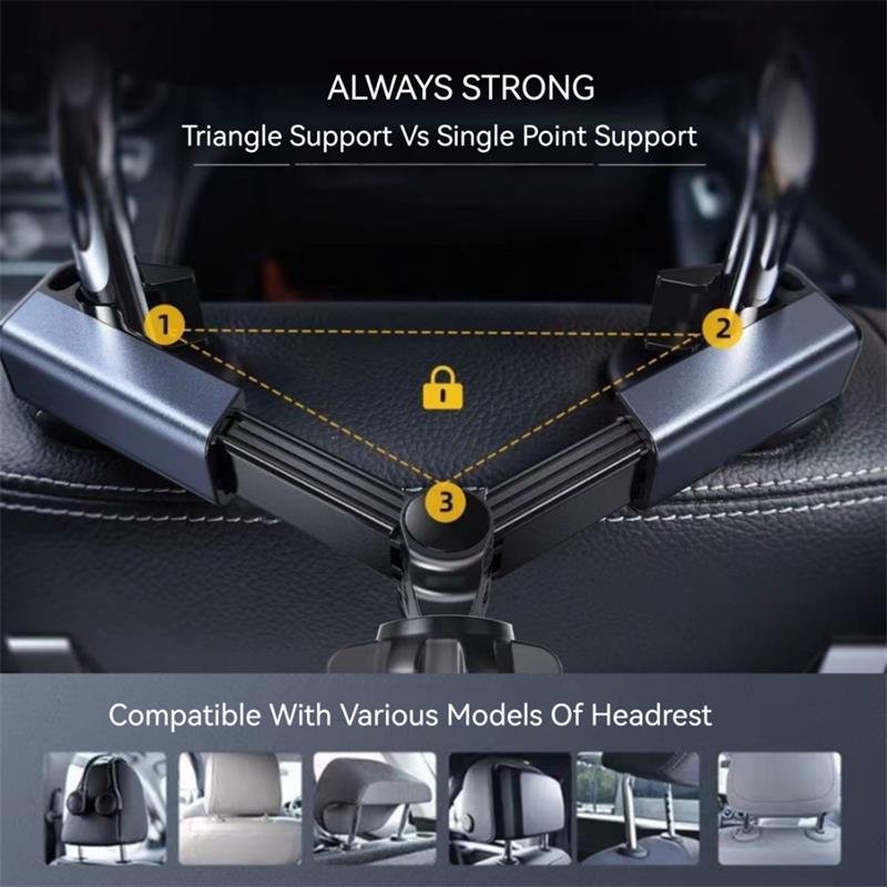 Backseat Car Mobile Holder car Rear Seat Phone Tablet Mount for 4.7-12.9 inches phone tablet holder mount