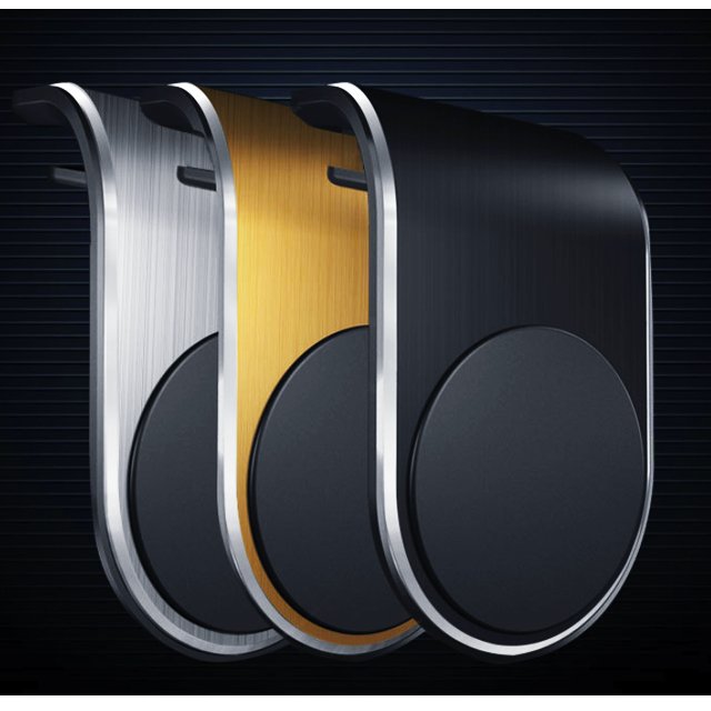 UUTEK F3 2021 Magnetic Car Phone Holder L Shape Air Vent Mount Stand in Car GPS Mobile Phone Holder