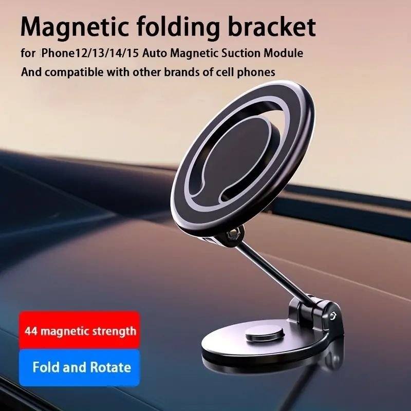 Wholesale Universal 1080 Multi-angle Adjustment Dash Phone Mount Foldable Magnet Car Phone Holder