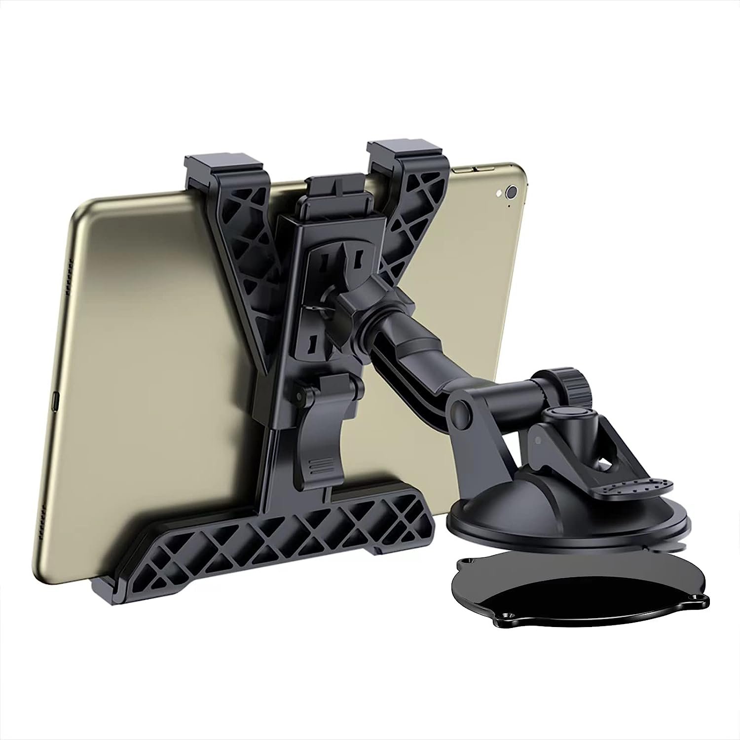 360 degree Rotation Window Dash Stand Car Dashboard Windshield Tablet Mount Holderfor iPad 6-11inch
