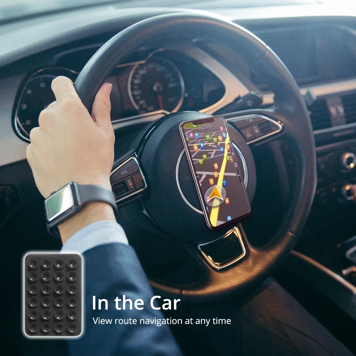 High Quality Adhesive Phone Silicone Sucker Cup phone holder Adhesive Mount Suction Holder for Mobile Phones