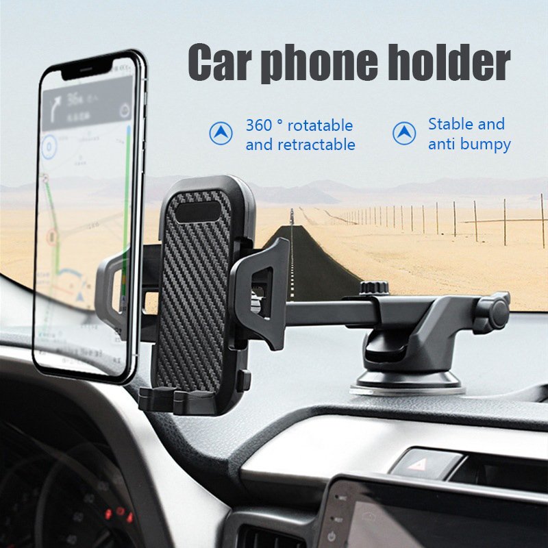NEW Universal Sucker Car Phone Holder 360 Windshield Car Dashboard Mobile Cell Support Bracket for Smartphones