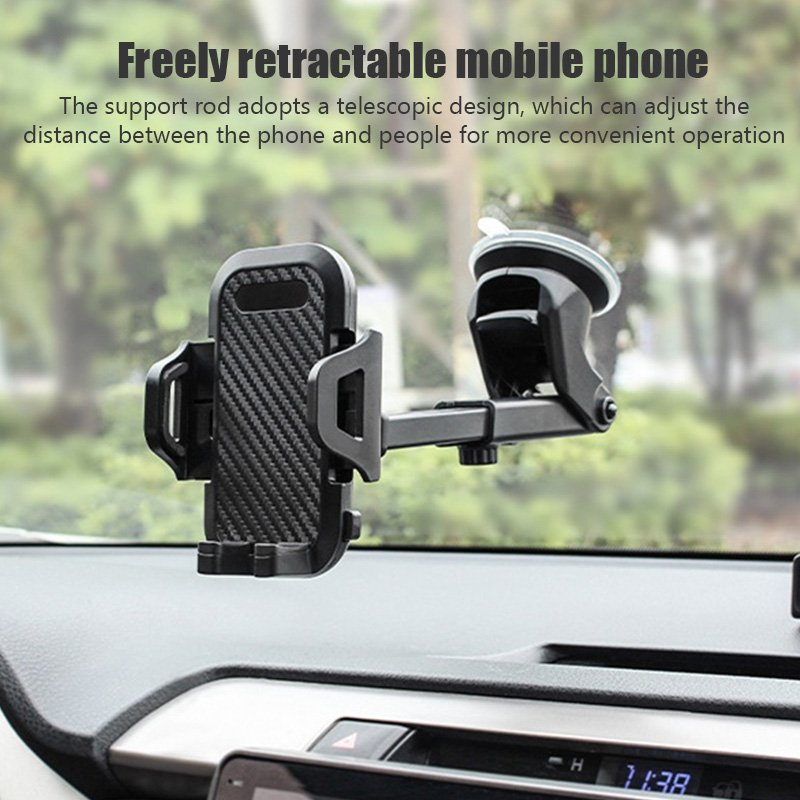 NEW Universal Sucker Car Phone Holder 360 Windshield Car Dashboard Mobile Cell Support Bracket for Smartphones