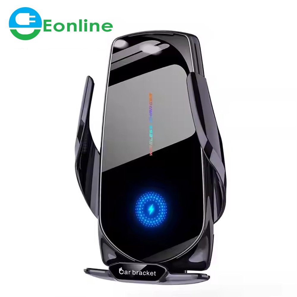 Automatic Clamp Car Wireless Charger 15W Fast Charging Holder for iphone 15 14 Pro Phone Charger with Magnetic Head Universal