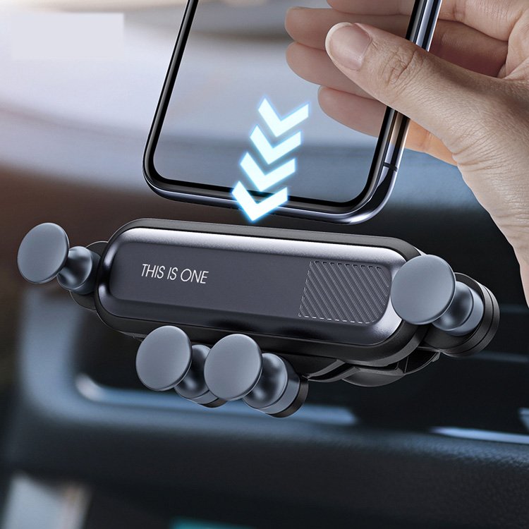 simr mini Car Air Vent Clip Mount No Magnetic Mobile Phone Holder GPS Stand Gravity Car phone Holder