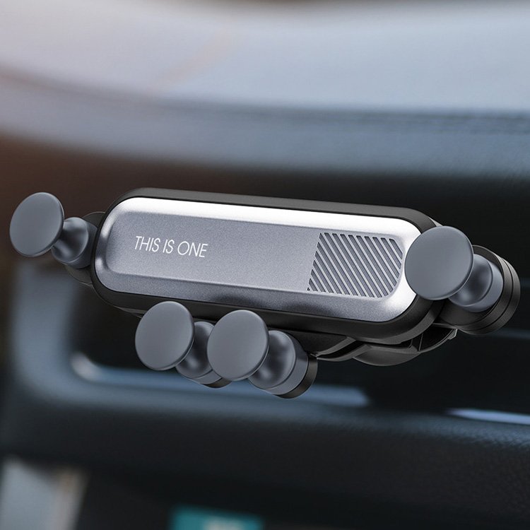 simr mini Car Air Vent Clip Mount No Magnetic Mobile Phone Holder GPS Stand Gravity Car phone Holder