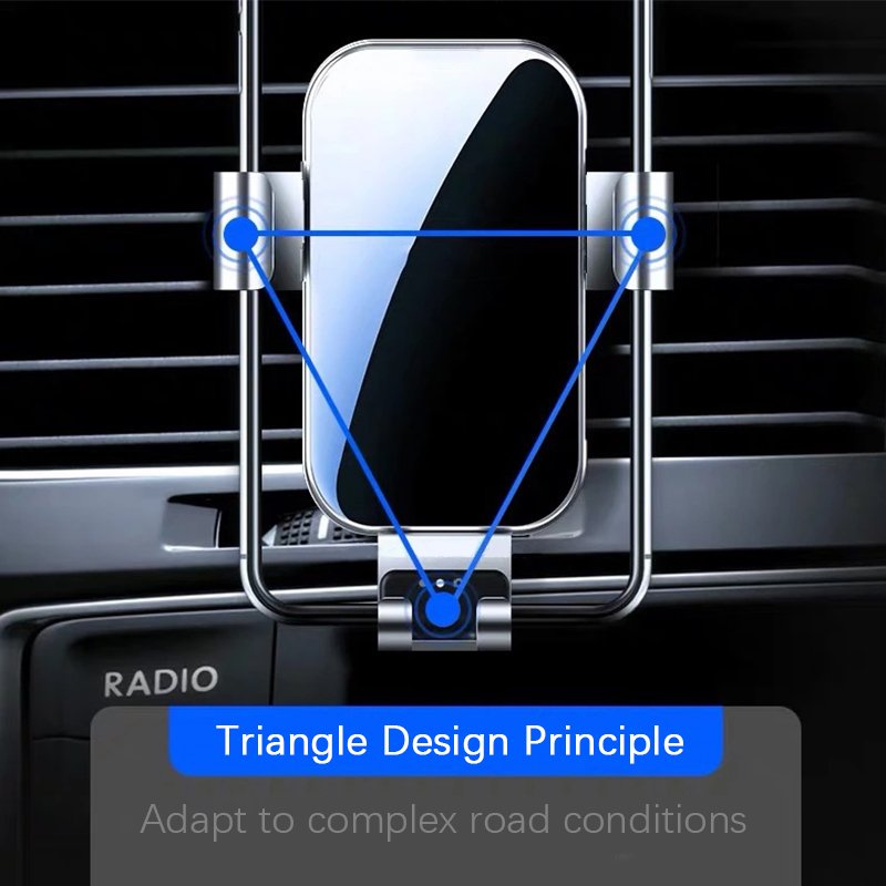 New Small Mobile Phone Accessories Gravity Air Vent Grip Mount Car Bracket Cellphone Display Support Holder Stand For Car Phone