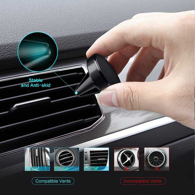 Portable Strong Magnetic Mobile Phone Stand Car Air Vent Mount Holder For Phone