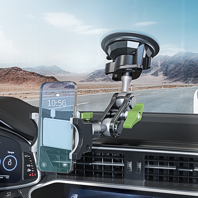OEM Logo Heavy Duty Car Windshield Mount Suction Phone Holder GPS Navigation Mobile Phone Car Holder