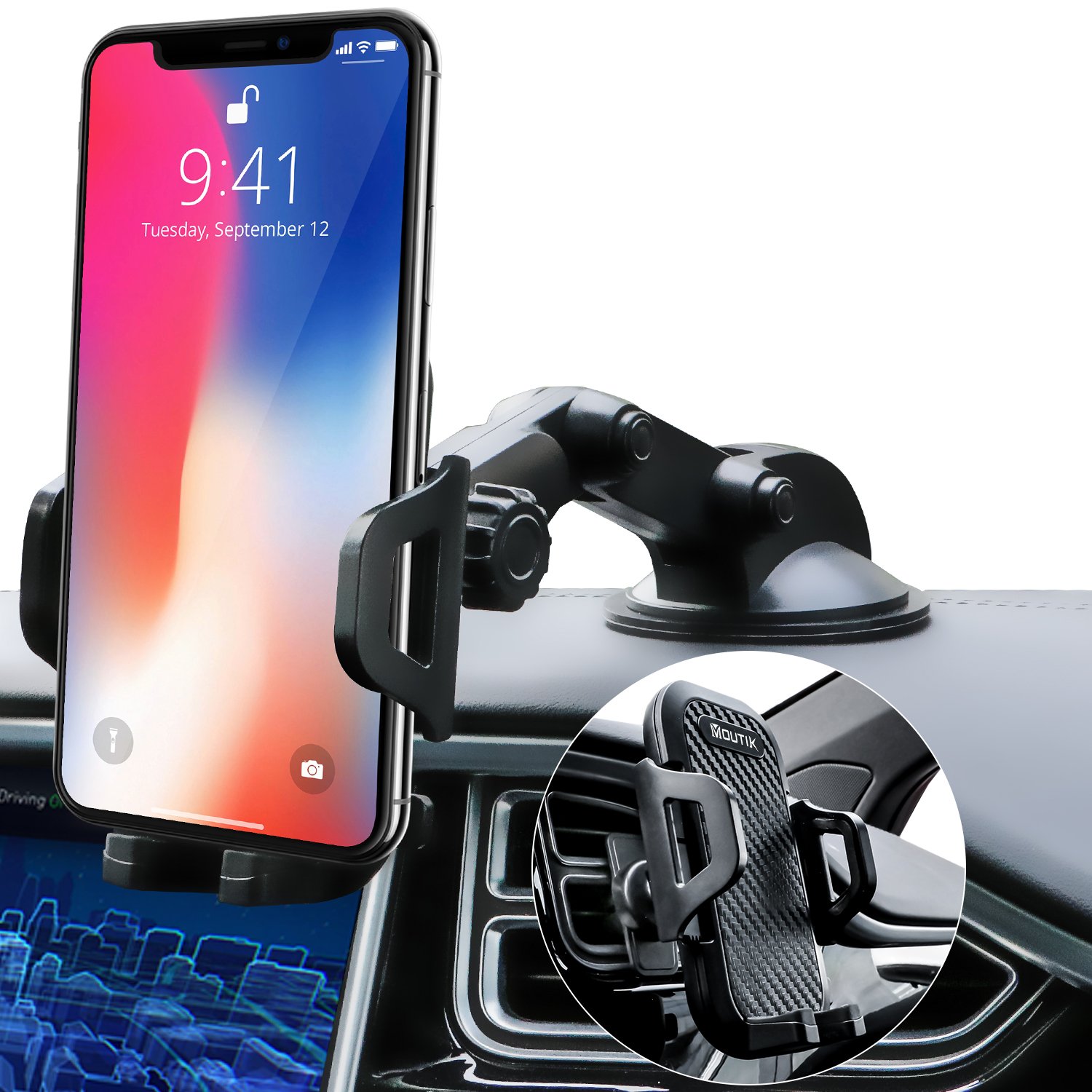 hot sale telescopic phone holder car car mobile phone holder retractable Smartphone Holder