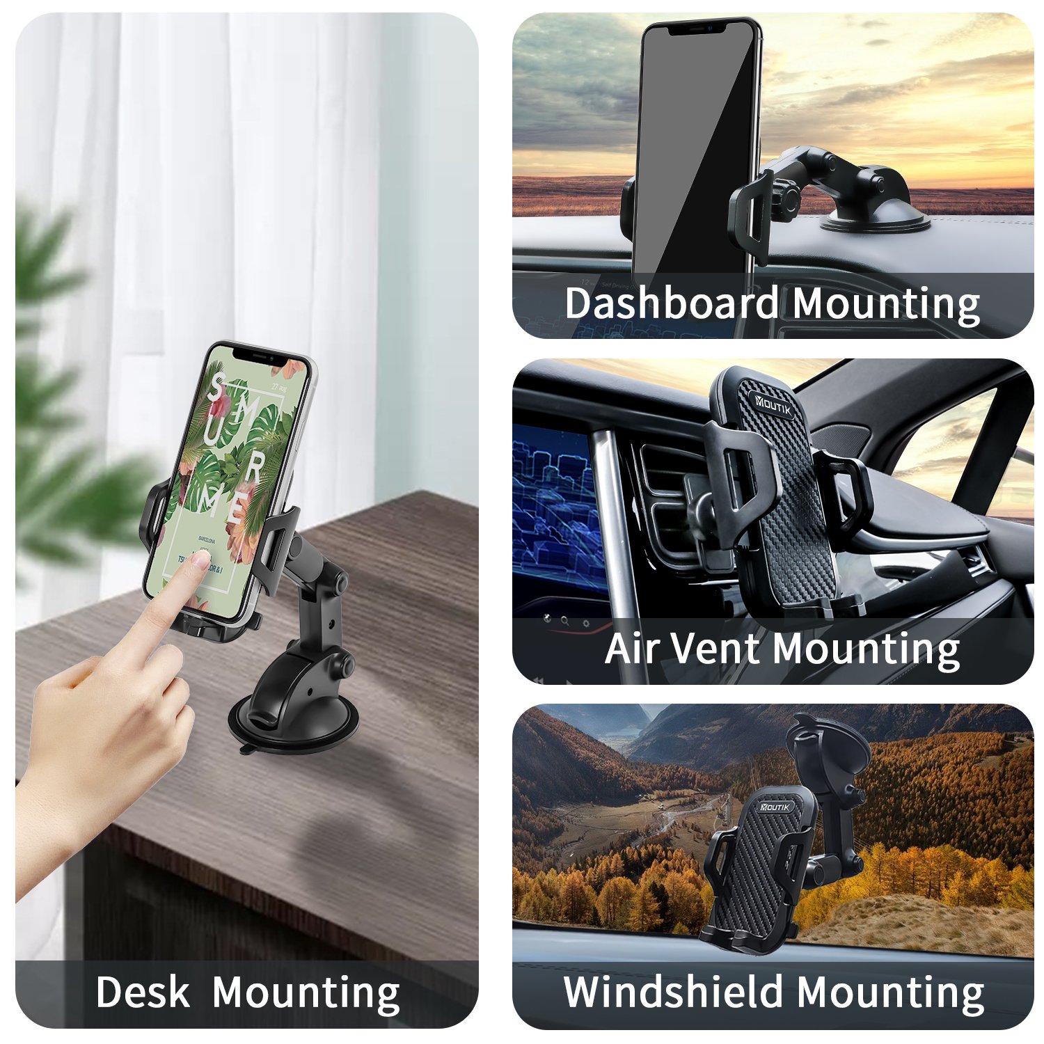hot sale telescopic phone holder car car mobile phone holder retractable Smartphone Holder