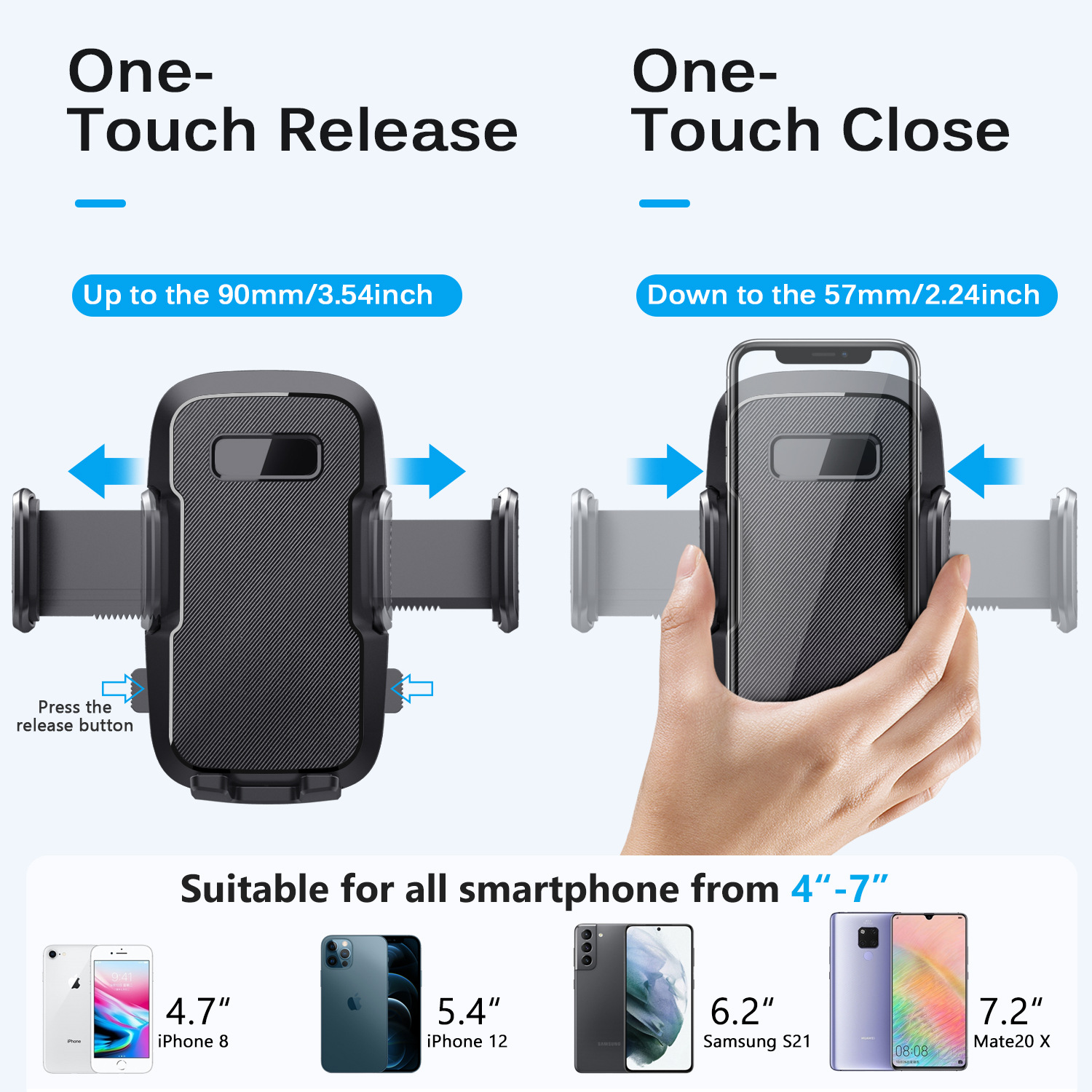 Hot selling 360 degree adjustable multifunctional mobile phone holder car windshield dashboard holder smart car phone holder