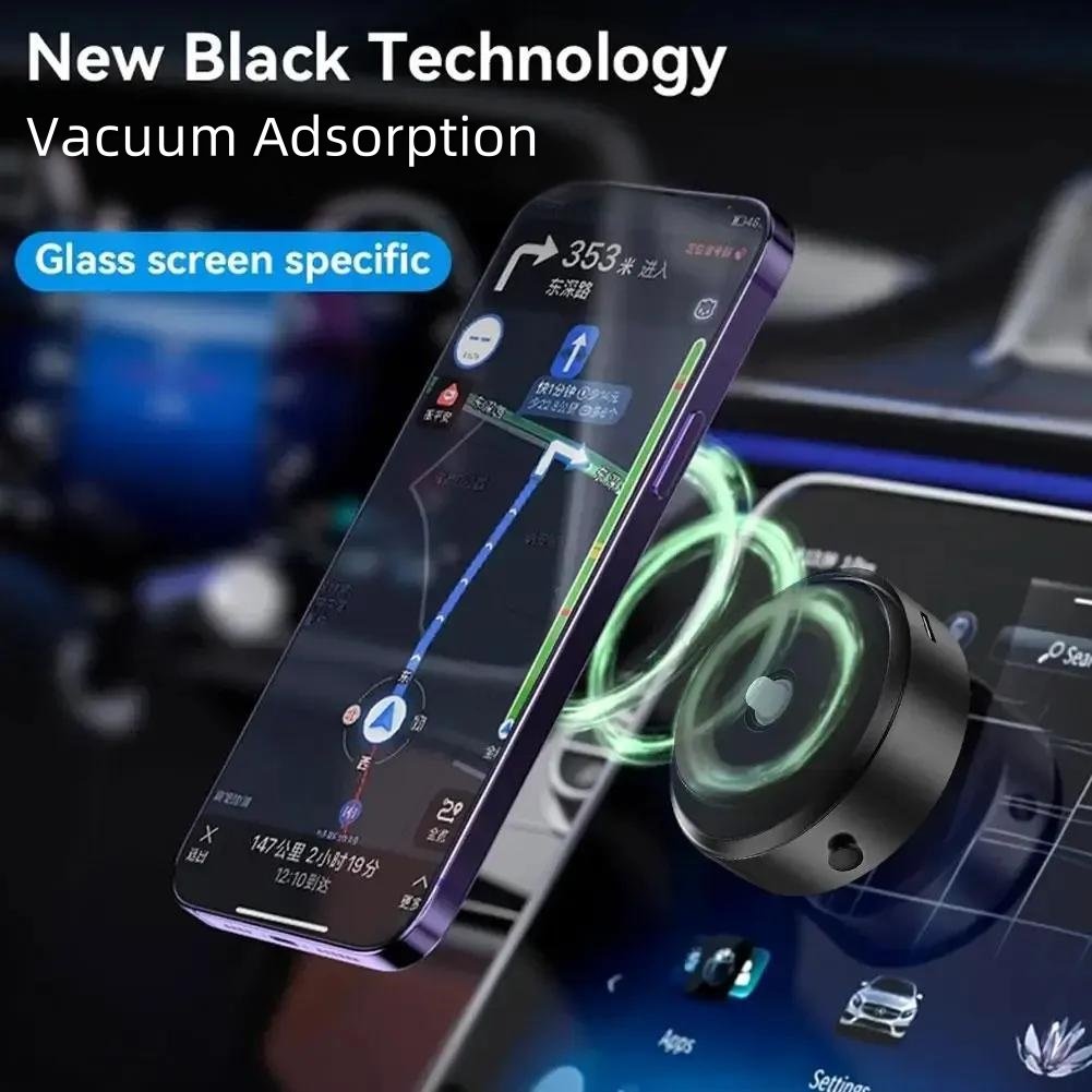 Universal Strong Magnetic Stand Portable Flexible Display Screen ABS Silicone Car Magnetic Phone Holder
