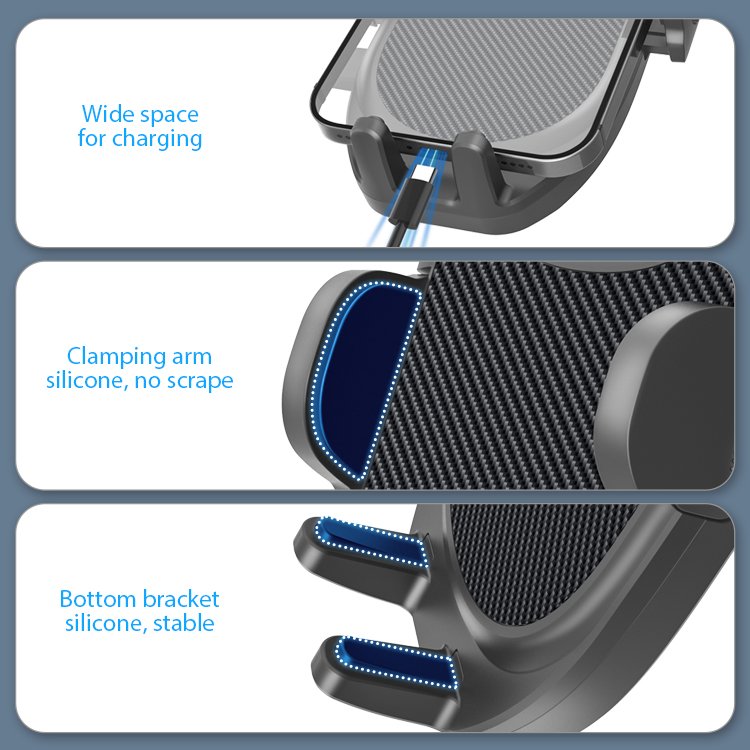 2023 Trending Products Smartphone Stand Mobile Phone Car Holder Air Mount Smart Car Accessories 360 Car Phone Holder Mount