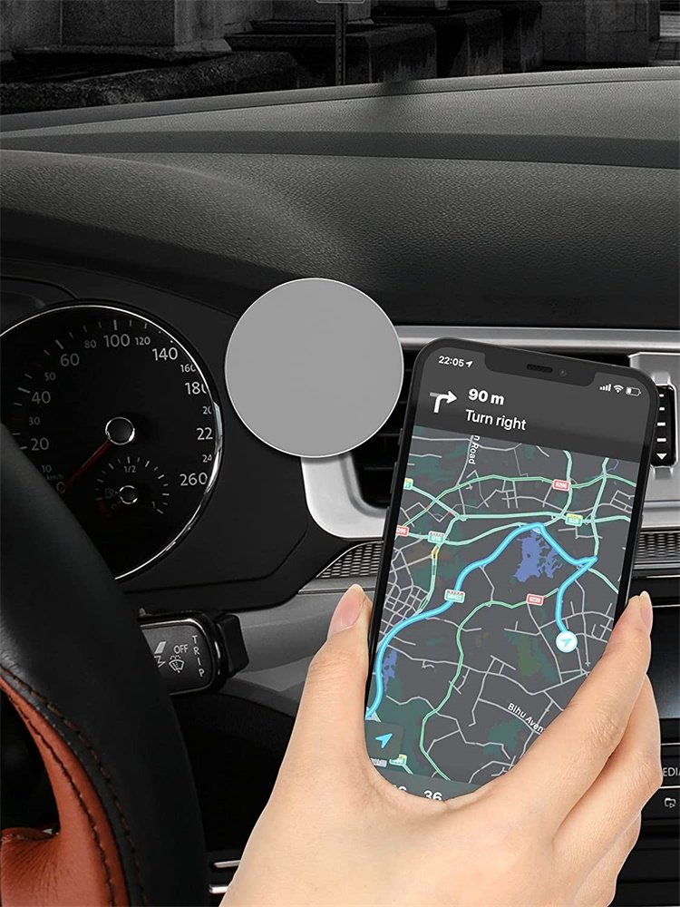 Aluminum alloy sticker plate magnetic wall mount phone holder for wireless charger for Phone 12 pro