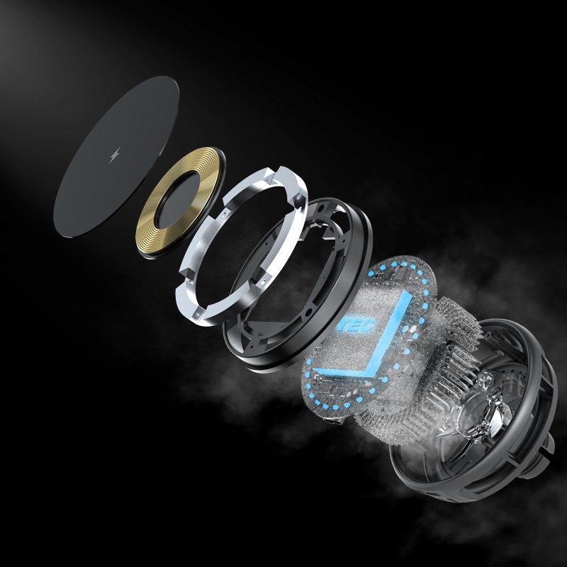 OEM Semiconductor Cooling Fan Quick 15W Fast Wireless Charger Mount Magnetic Car Phone Holder With LED Light