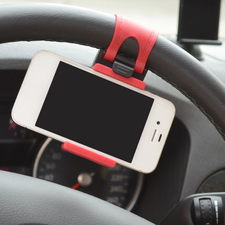 Car Phone Holder Steering Wheel Hanging Mount Mobile Phone cell phone holder for car