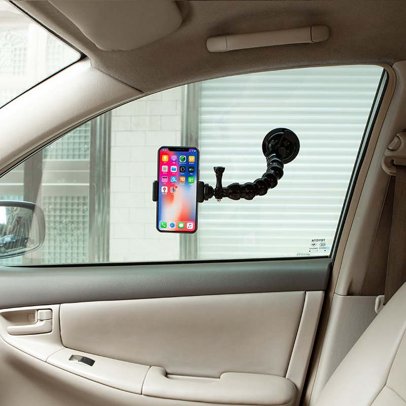 Universal Car Windshield Mount Bendable Cell Phone Holder Car Dashboard Car Holder