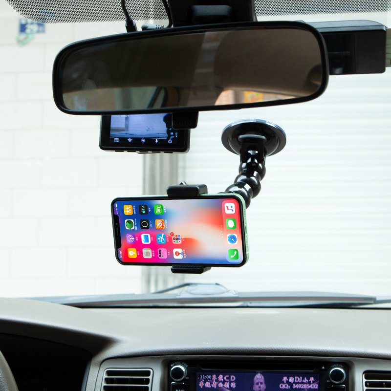 Universal Car Windshield Mount Bendable Cell Phone Holder Car Dashboard Car Holder