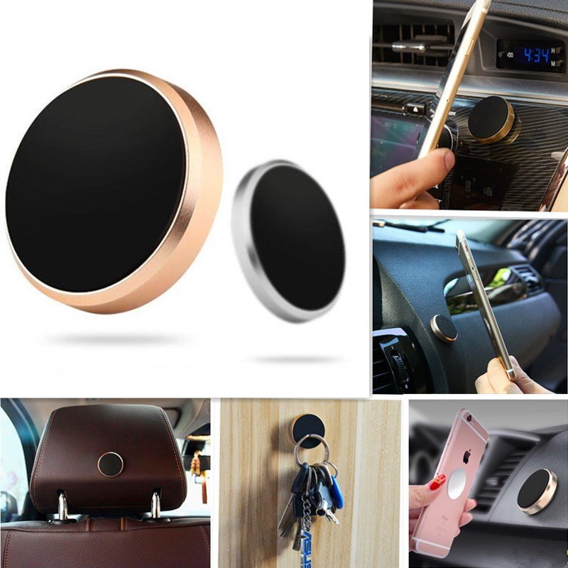 Magnetic Mobile Phone Holder Car Dashboard mobile Bracket Cell Phone Mount Holder Stand Universal Magnet wall sticker For iPhone