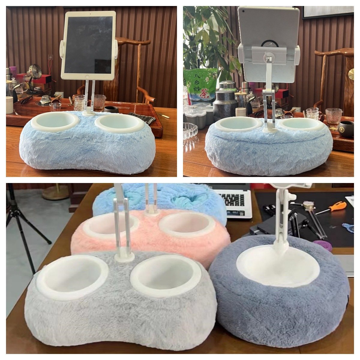 Plush pillow holder universal holder for mobile phones and tablets lazy sofa bed Multi functional adjustable mobile bracket