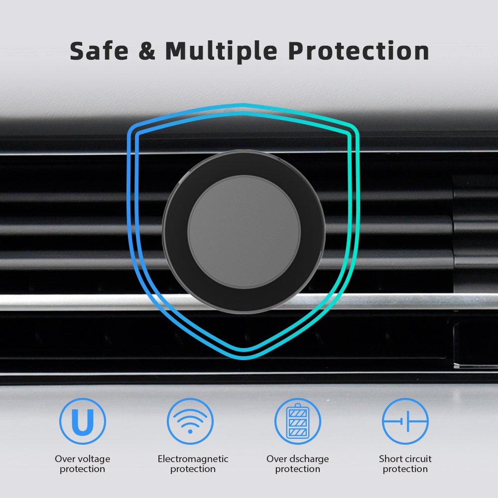 New Upgrade Air Vent Car Charger For Magnetic Wireless Car Phone Holder 360 Rotation For Iphone 12 Magnetic Wireless Car Charger