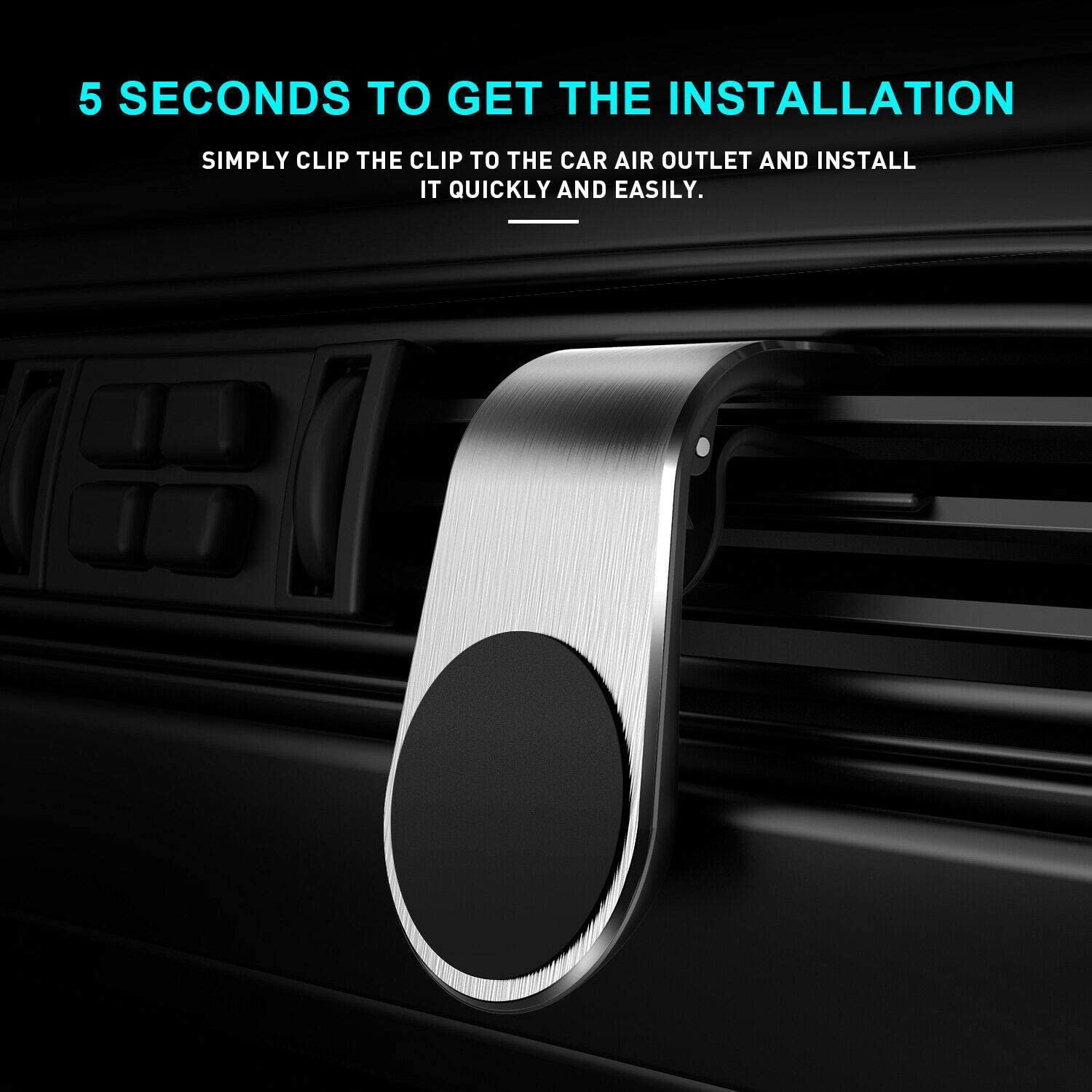 Wholesale High Quality Car Holder Air Vent Car Phone Mount 360 Degree Magnetic Phone Holder For Phone