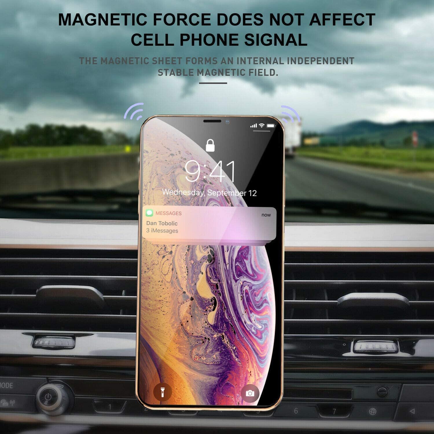 Wholesale High Quality Car Holder Air Vent Car Phone Mount 360 Degree Magnetic Phone Holder For Phone