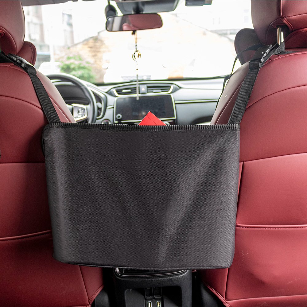 Car Pocket Handbag Holder Car Organizer Back Seat Upgrade Handbag Purse Holder For Car Large Capacity with Tissue Box