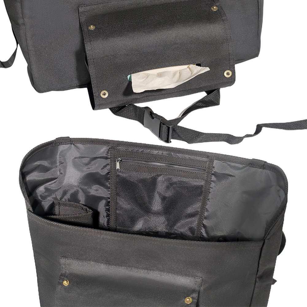 Car Pocket Handbag Holder Car Organizer Back Seat Upgrade Handbag Purse Holder For Car Large Capacity with Tissue Box