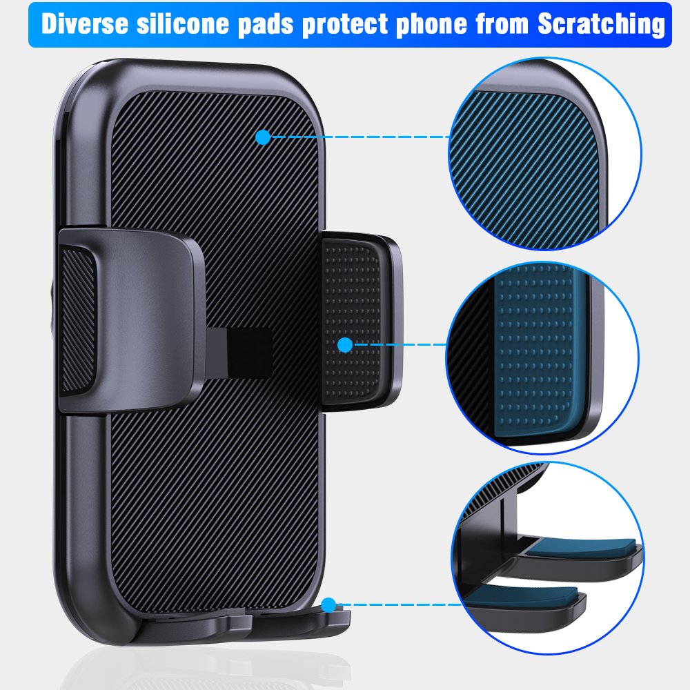 Universal 360 rotating mobile cell phone holders dashboard car holder suction cup car phone holder dashboard mount for Tesla