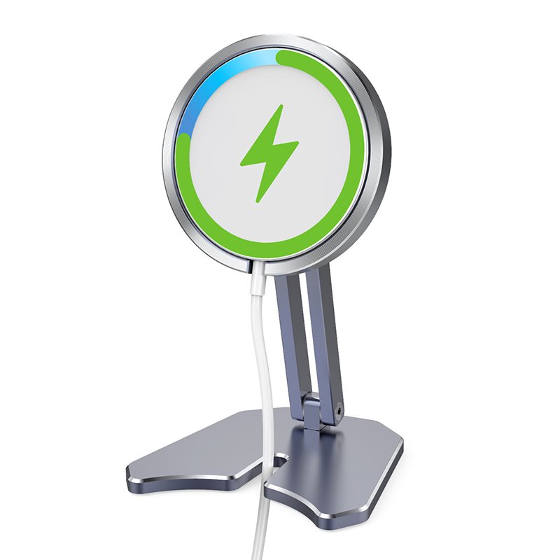 Hot Selling Factory customizable High Quality Magnet Wireless Charger Aluminum Alloy Mobile Phone Magnetic Metal Stand