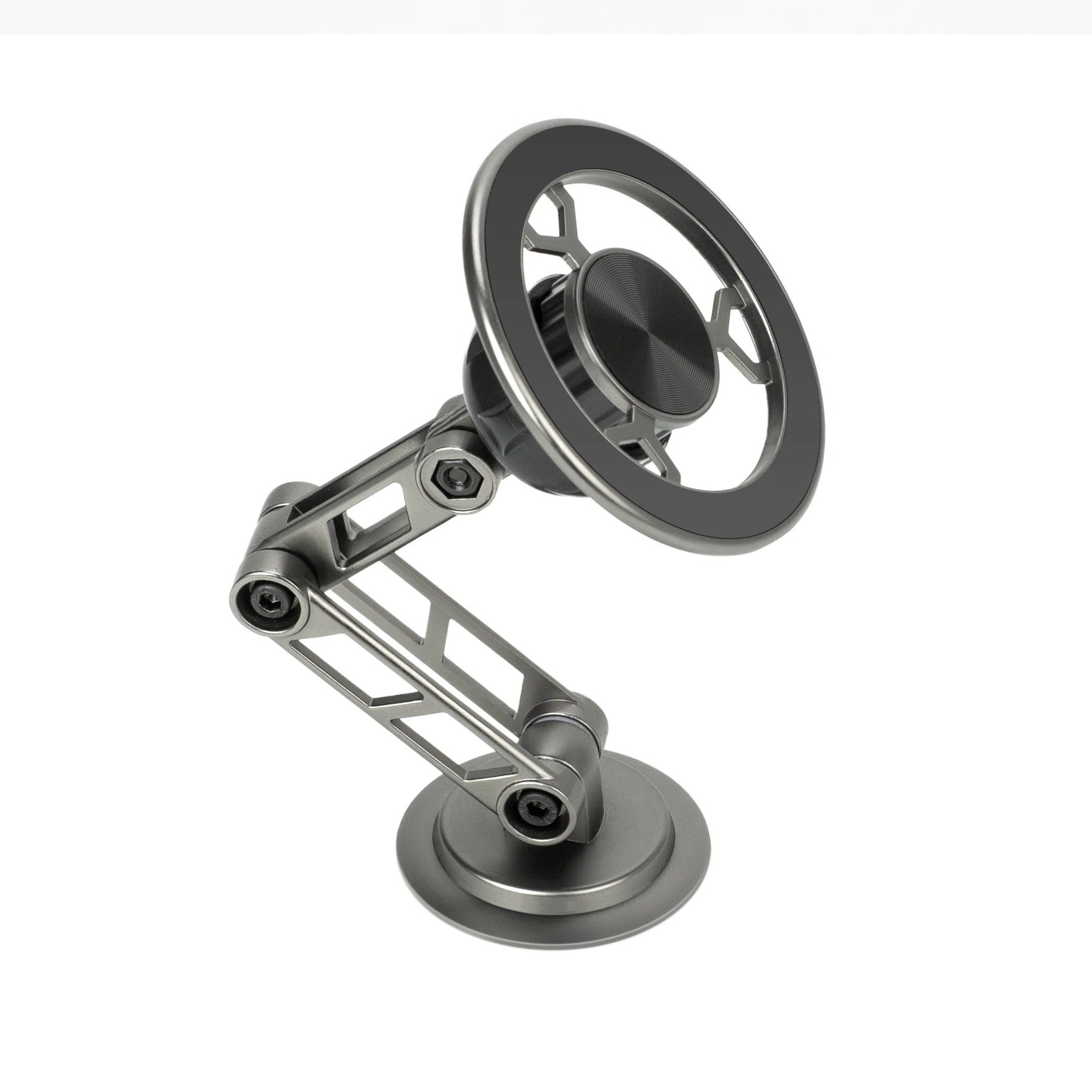 Flexible Universal 360 PRO Rotation All-Metal Magnetic Phone Holder Strong Magnets Car Phone Holder Car Mount for All Phone