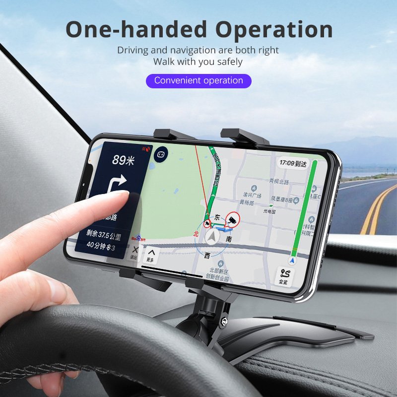 Dashboard Car Phone Holder 1200 Degree Mobile Phone Stands Rearview Mirror Sun Visor In Car GPS Navigation Bracket