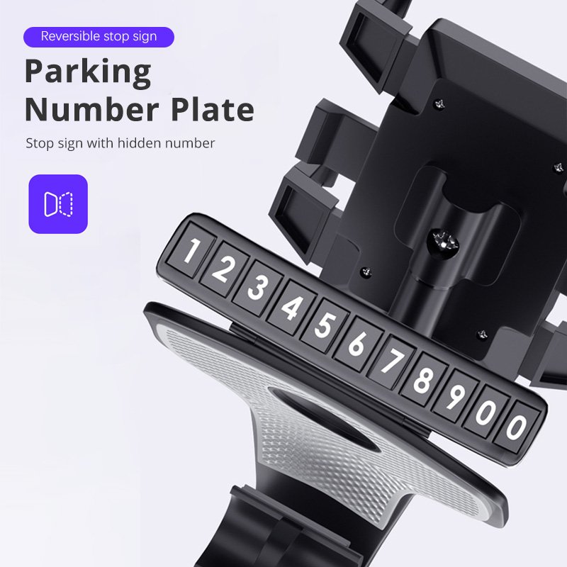Dashboard Car Phone Holder 1200 Degree Mobile Phone Stands Rearview Mirror Sun Visor In Car GPS Navigation Bracket