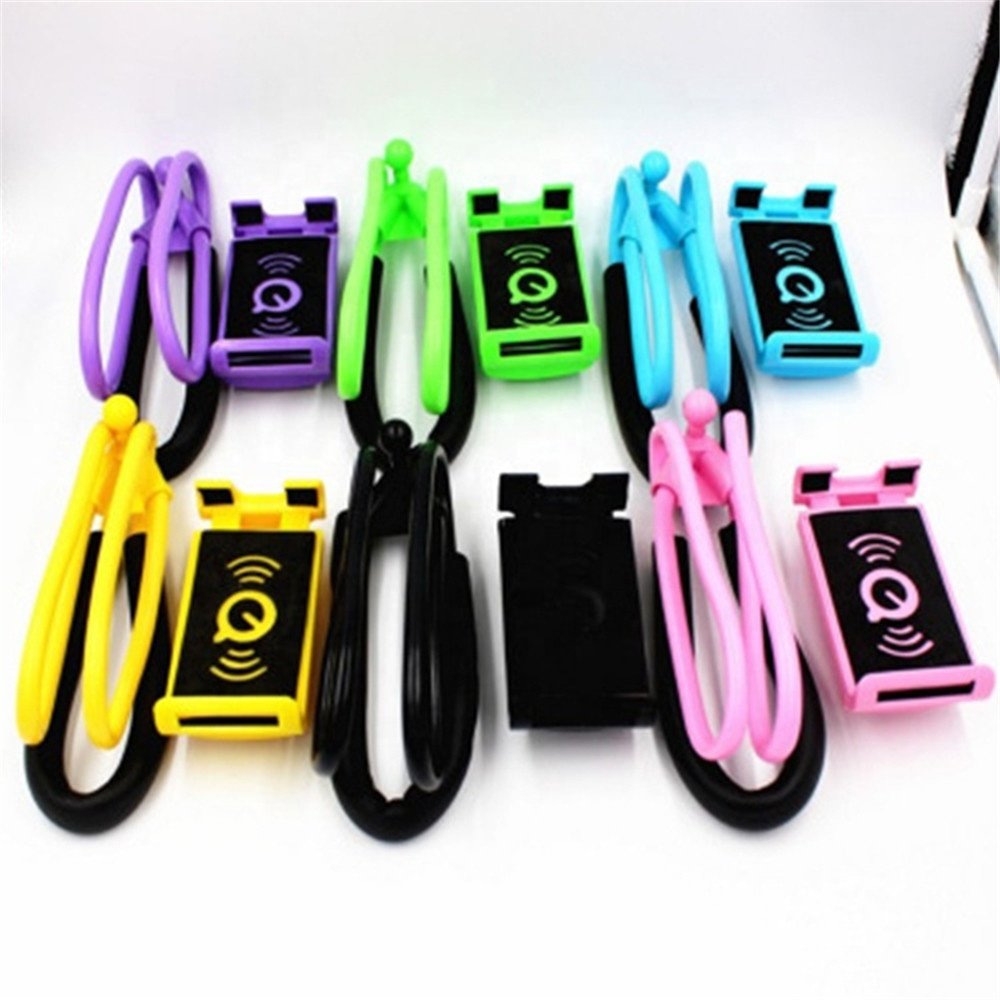 Multifunctional Universal Lazy Neck Phone Holder Lazy Bracket Stand with 360 degree Rotating Mounts