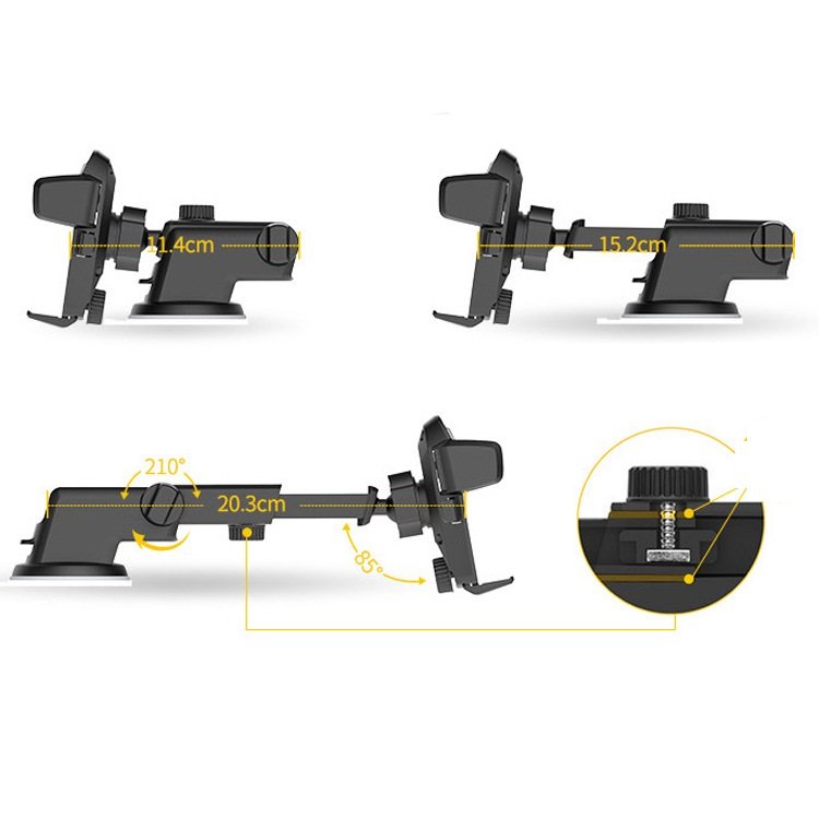 New mobile phone car bracket car multi-function support bracket gravity telescopic suction cup navigation bracket
