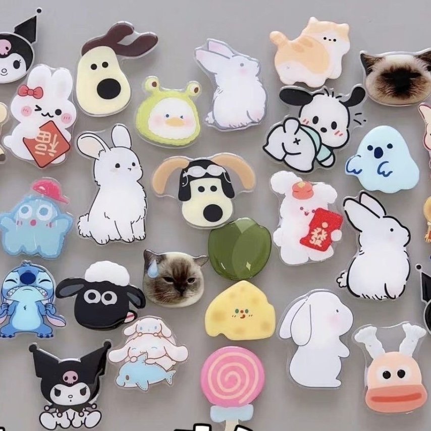 Unit Price $0.25 Wholesale Adjustable Phone Holder with Cute Animals Designs Flexible for All Phones and Usage on Desk