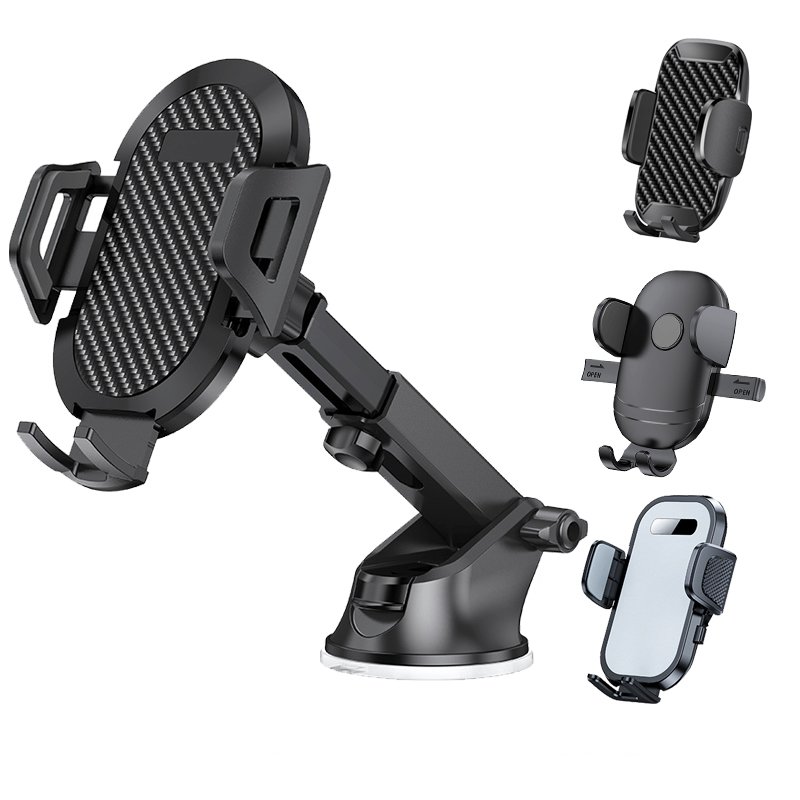 Factory Super Suction Cup Car Mount Universal Vent Windshield Dashboard Mobile Car Phone Holder for Car iPhone 16 15 Samsung
