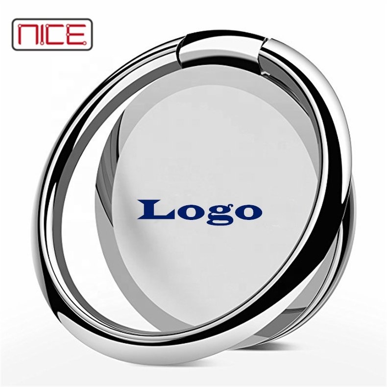 Metal Ultra Thin Cell Phone Ring Stand for Magnetic Car Phone Holder Mount Finger Ring Car Holder