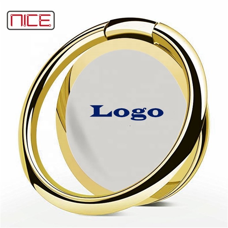Metal Ultra Thin Cell Phone Ring Stand for Magnetic Car Phone Holder Mount Finger Ring Car Holder