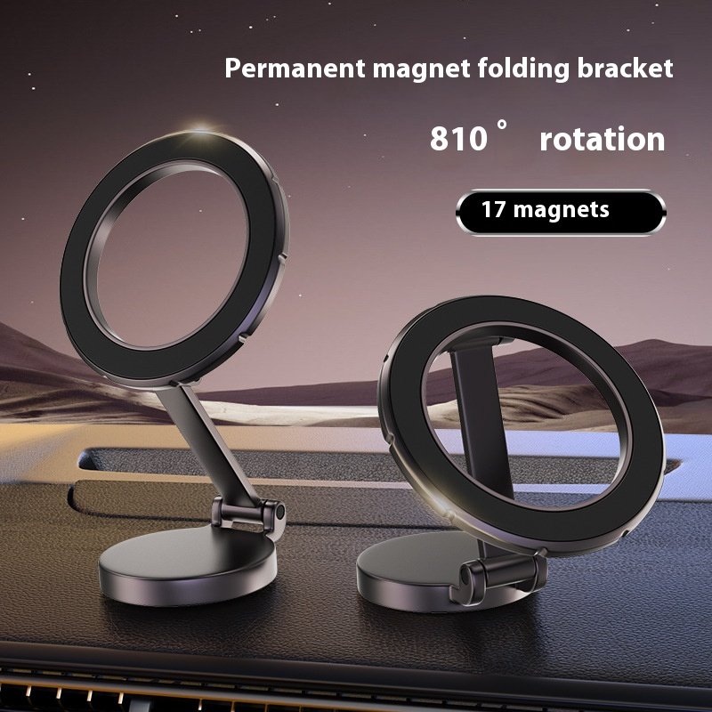 Folding Storage Design Universal Car Phone Holder Magnetic Dashboard Mobile Mount F122-Other Mobile Phone Accessories