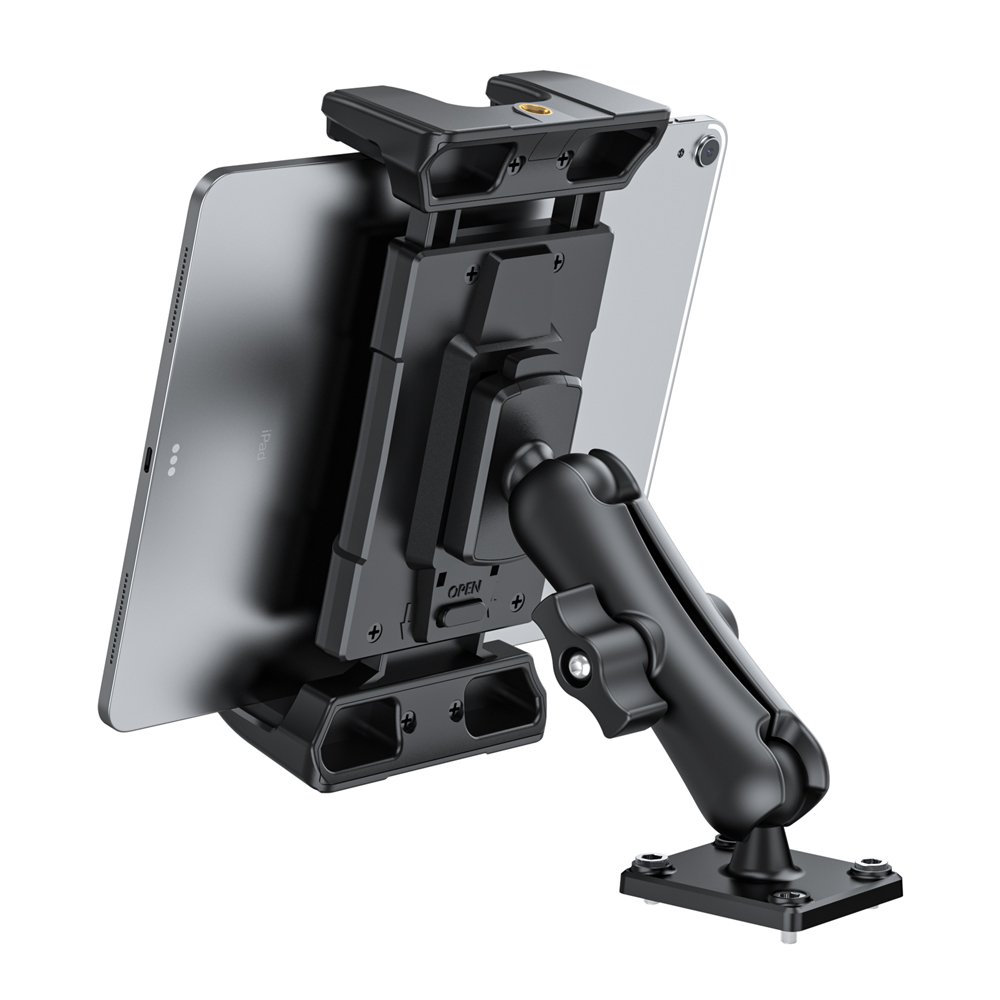 Tablet Holder car Mount Heavy Duty Drill Base for iPad Pro for Samsung Galaxy Tab, Other 6-11.5" Cell Phone and Tablet