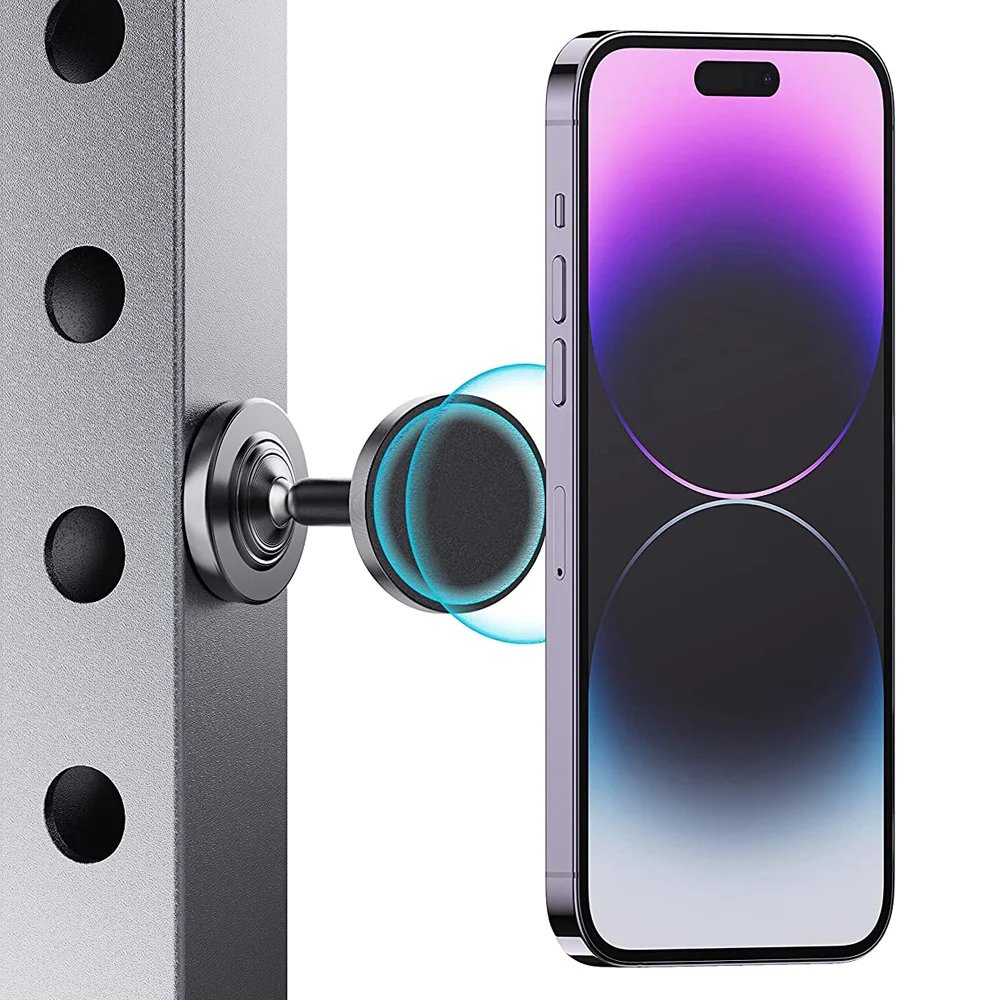 NEW Arrival high quality Sport Gym Phone Stand cell Phone Holder for workout Double Side Strong Magnetic Phone Support