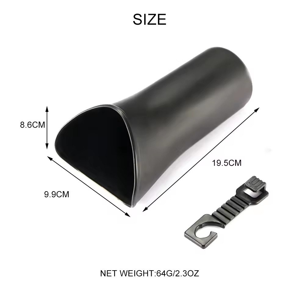 2025 Car Umbrella Holder Auto Car Umbrella Bucket Folding Umbrella Cup Holder Debris Storage Barrel Black Car Trash Can