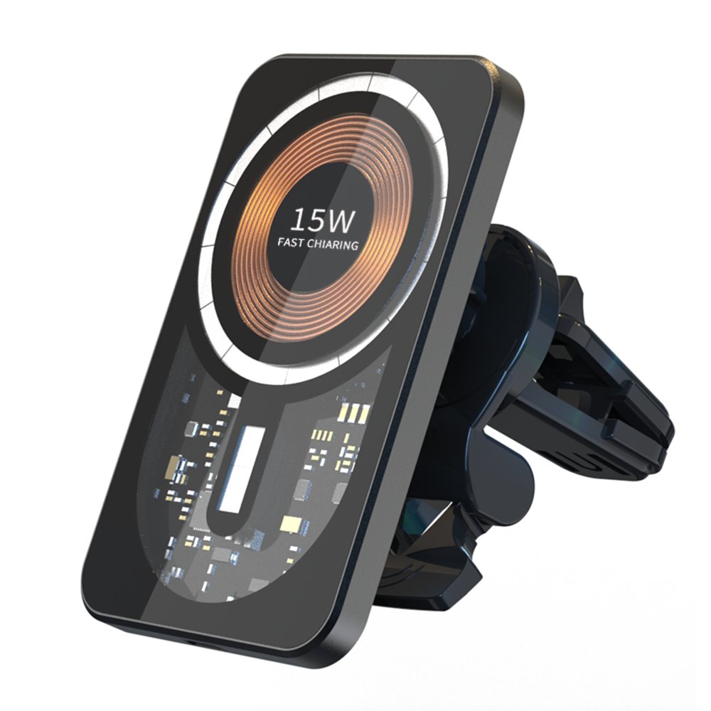 wireless charger mobile phone holder cradles cargadores para celular 15w for phone magnetic wireless car charger