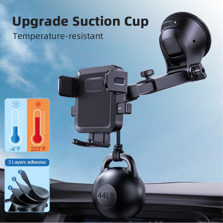 2023 New Arrivals Trending Products Flexible Mobile Phone Holders Dashboard Mount for Universal Car Phone Car Holder Stand