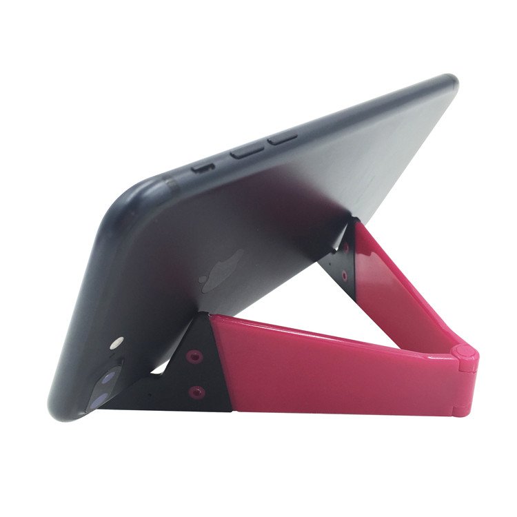 V Shape Adjustable Folding Mobile Smart Phone Holder Stand Lazy Mobile Portable V Shape Mount Tablet Foldable Phone Stand Holder