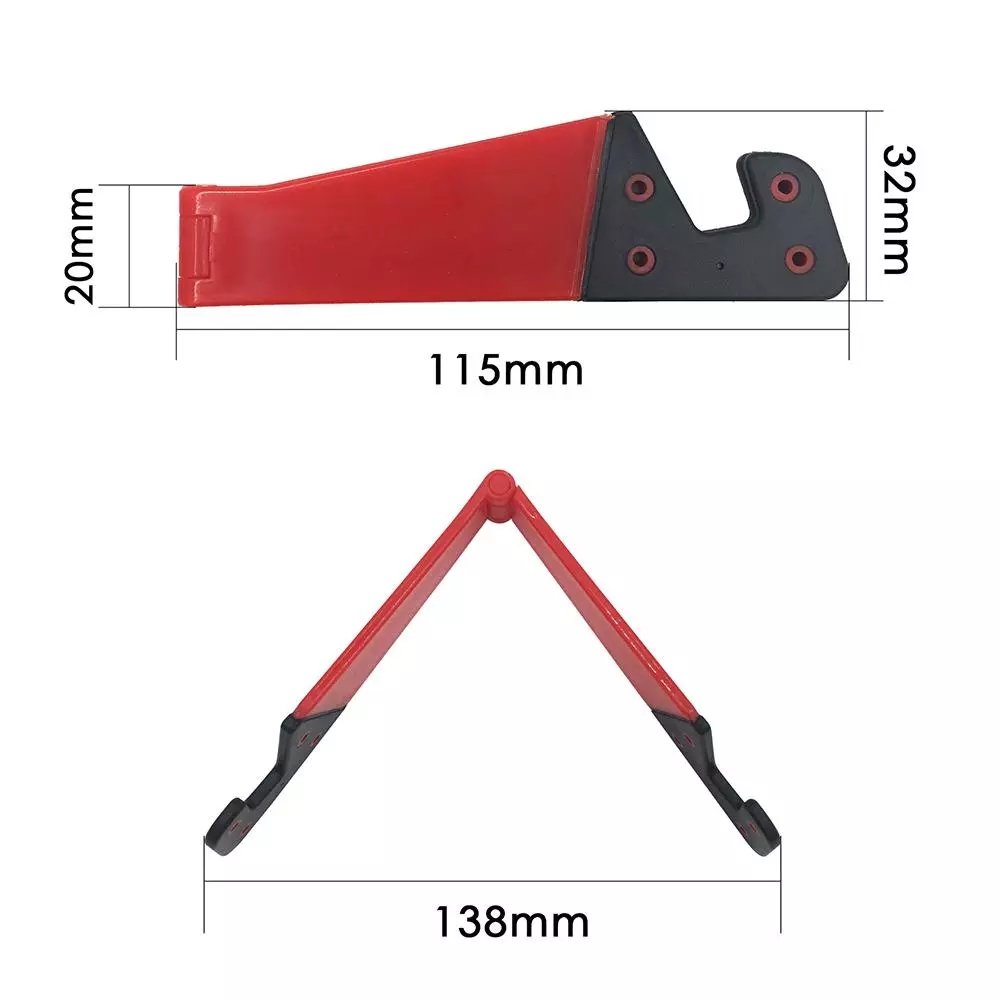 V Shape Adjustable Folding Mobile Smart Phone Holder Stand Lazy Mobile Portable V Shape Mount Tablet Foldable Phone Stand Holder