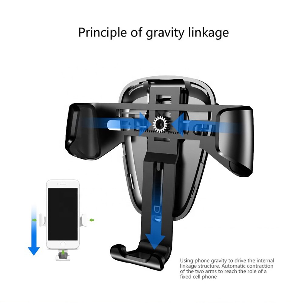 Qi Wireless Gravity Car Charger 10W Air Vent Mount Q12 Fast Charge Phone Holder for iPhone 8 8p X Xs Xr max 11 12 13 pro 14 mini